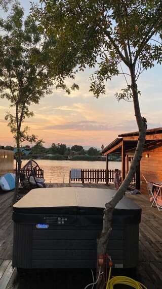 Дома для отпуска Vintage Chalet with private Jacuzzi and Sun bed Улцинь Дом с 2 спальнями-5