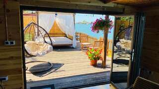 Дома для отпуска Vintage Chalet with private Jacuzzi and Sun bed Улцинь Дом с 2 спальнями-8